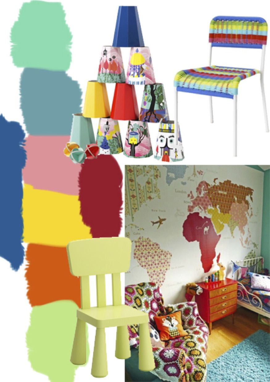 Moodboard for the room after the transformation.