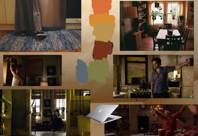 Moodboard for the main characters apartment